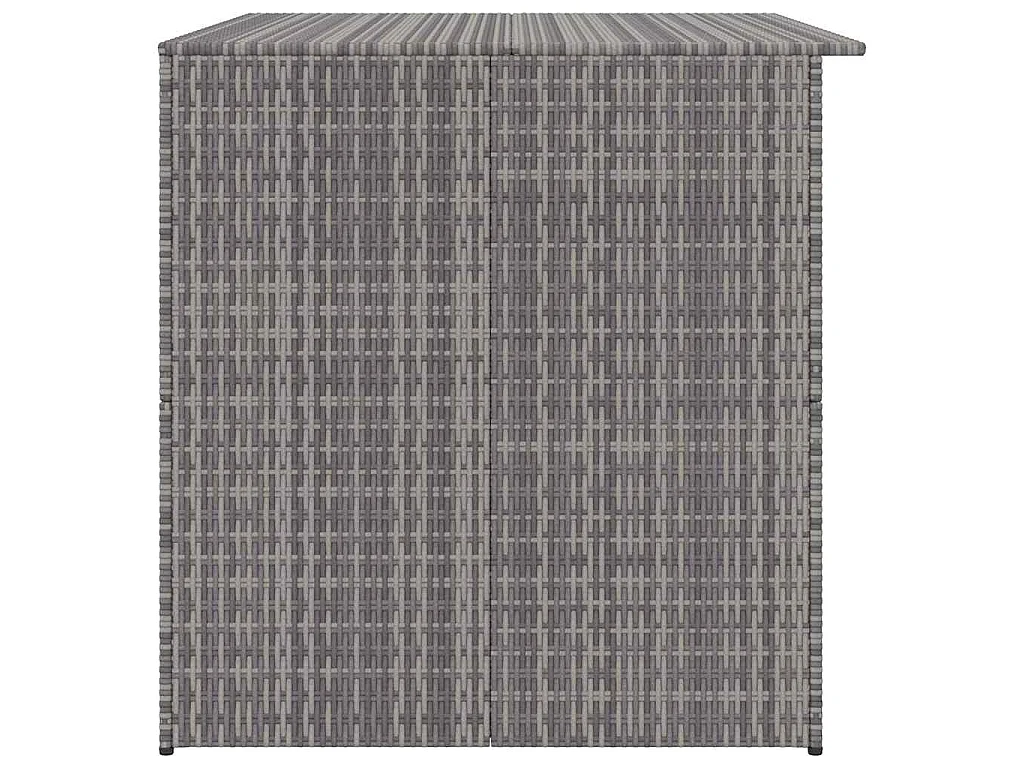 Baule da Giardino Grigio 150x100x100 cm in Polyrattan