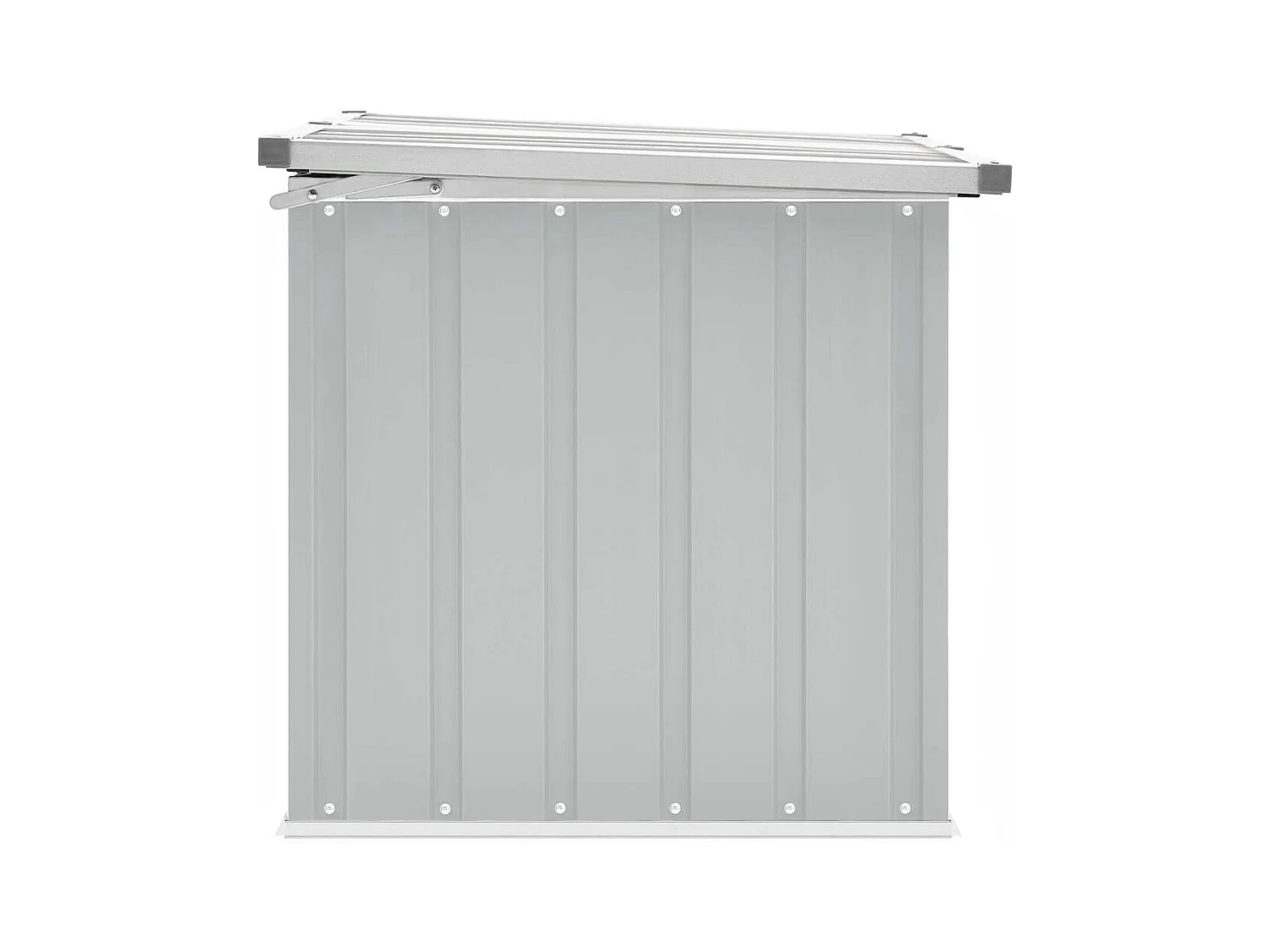 Boîte de rangement de jardin Gris 109x67x65 cm