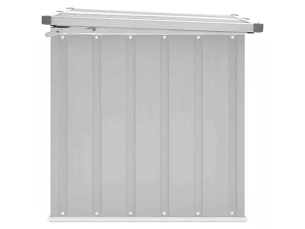 Boîte de rangement de jardin Gris 109x67x65 cm