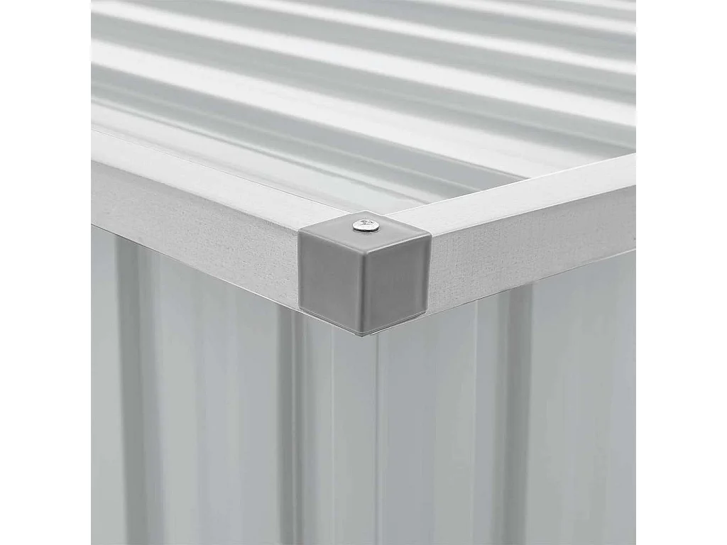 Boîte de rangement de jardin Gris 109x67x65 cm