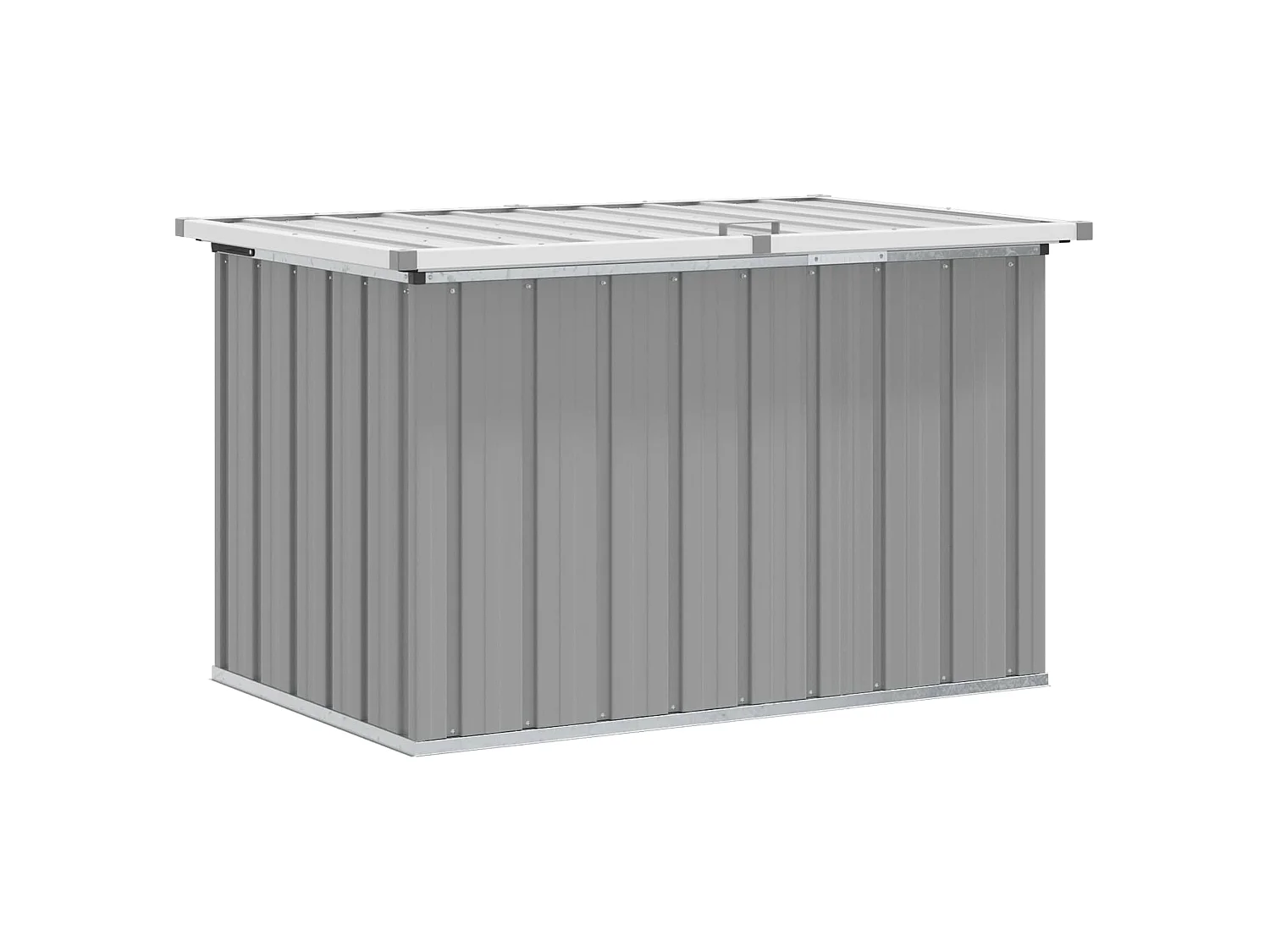 Boîte de rangement de jardin Gris 109x67x65 cm