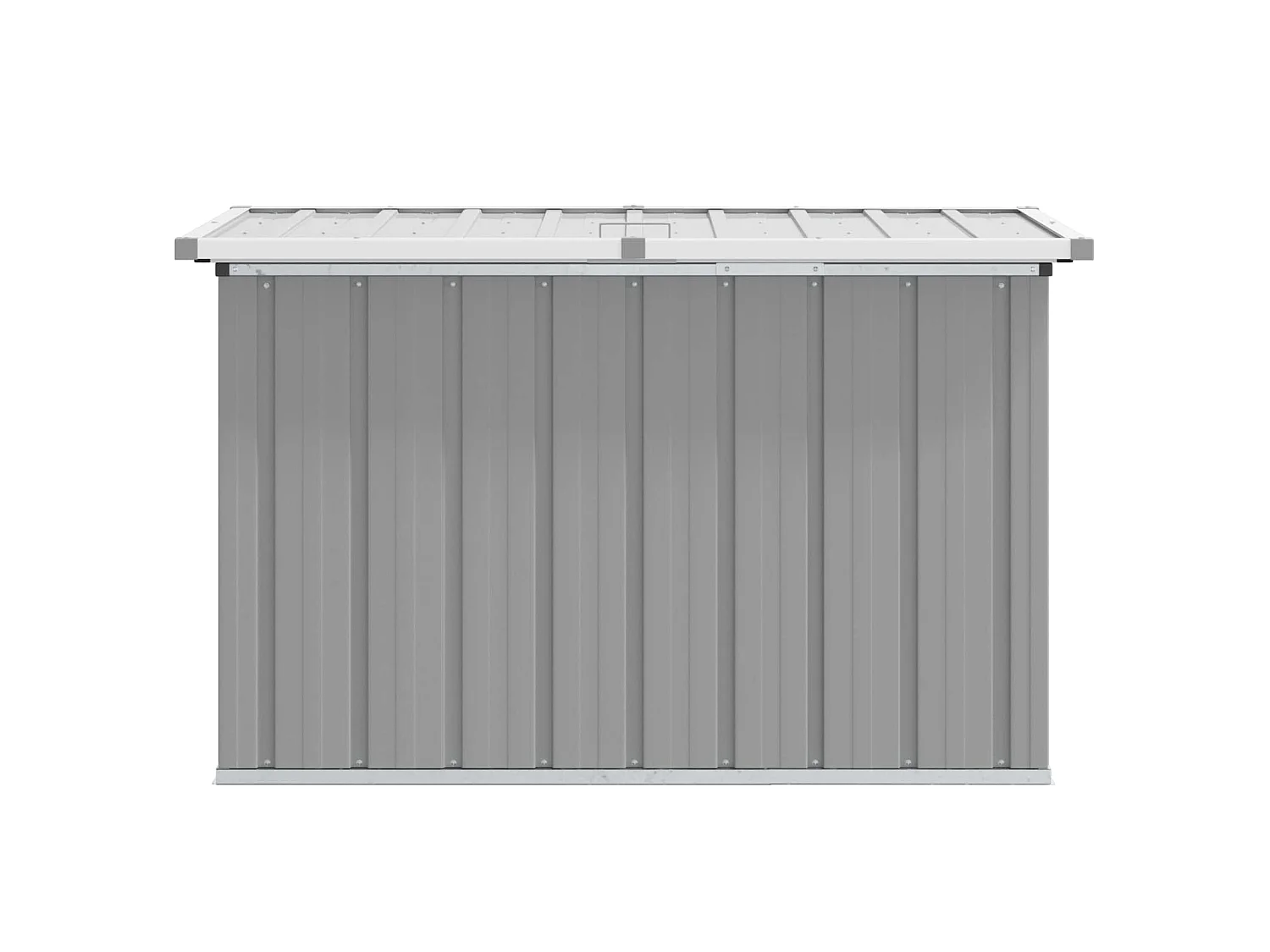 Boîte de rangement de jardin Gris 109x67x65 cm