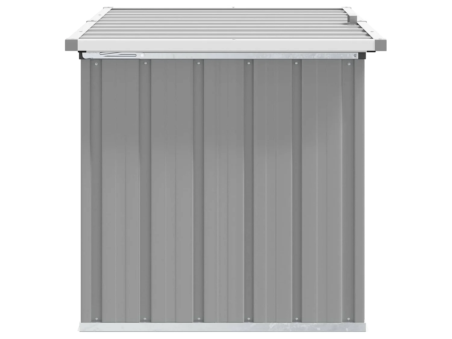 Boîte de rangement de jardin Gris 109x67x65 cm