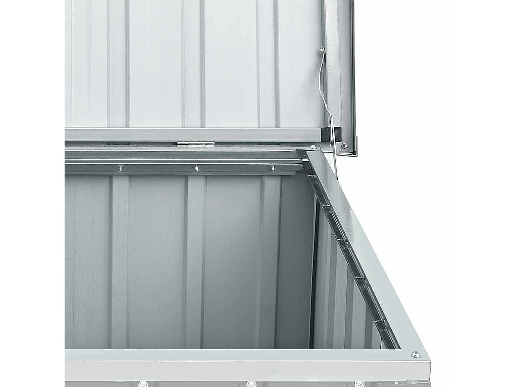 Boîte de rangement de jardin Gris 109x67x65 cm