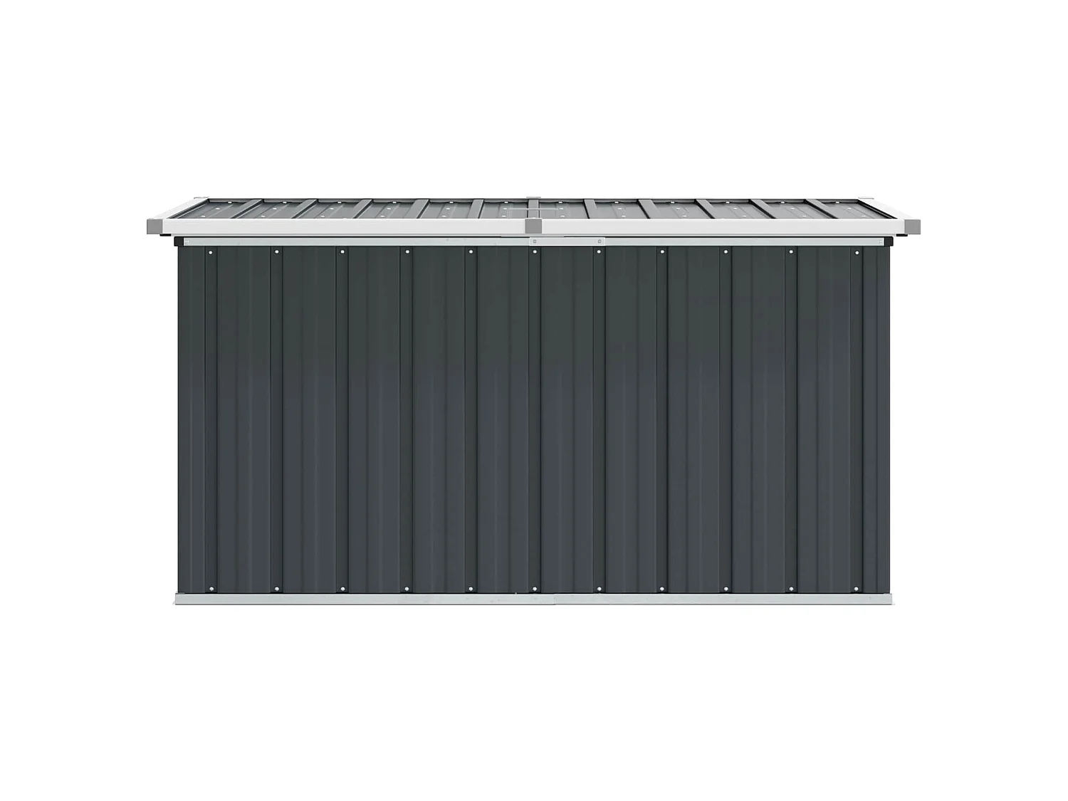Baule da Giardino Antracite 129x67x65 cm
