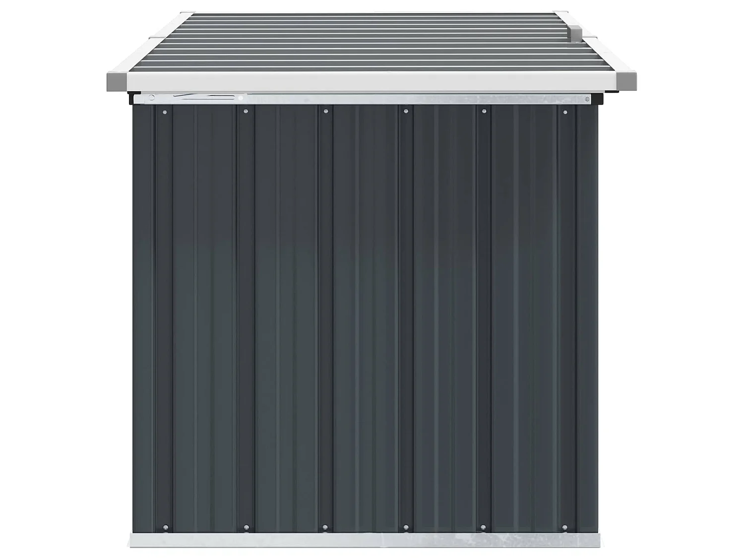 Baule da Giardino Antracite 129x67x65 cm