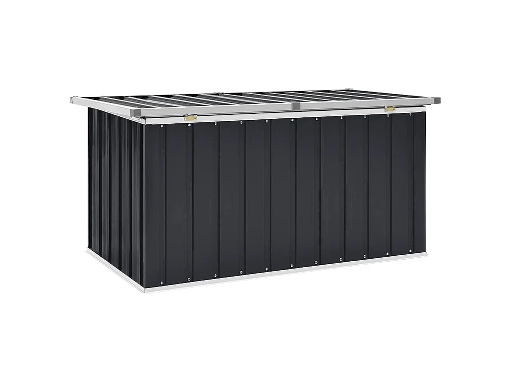 Baule da Giardino Antracite 129x67x65 cm