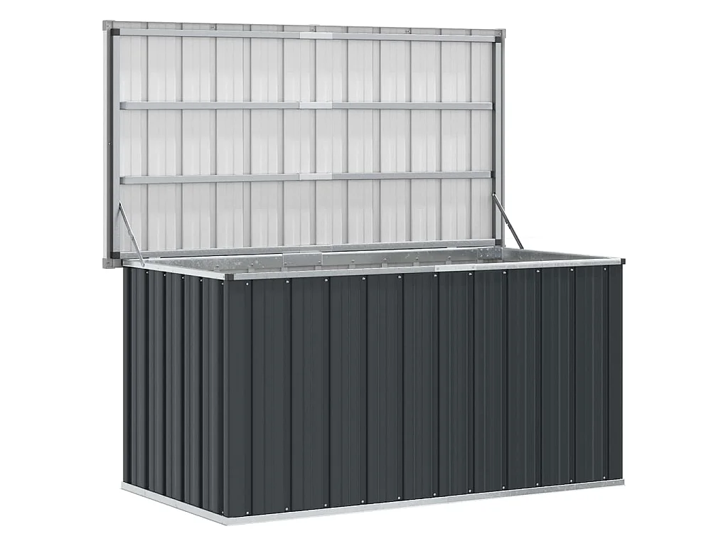 Tuinbox 129x67x65 cm antraciet
