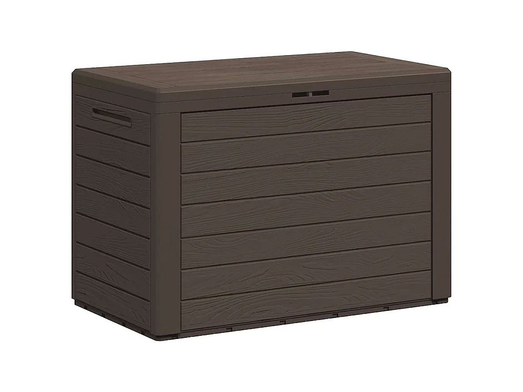 Boîte de rangement de jardin Marron 78x44x55 cm