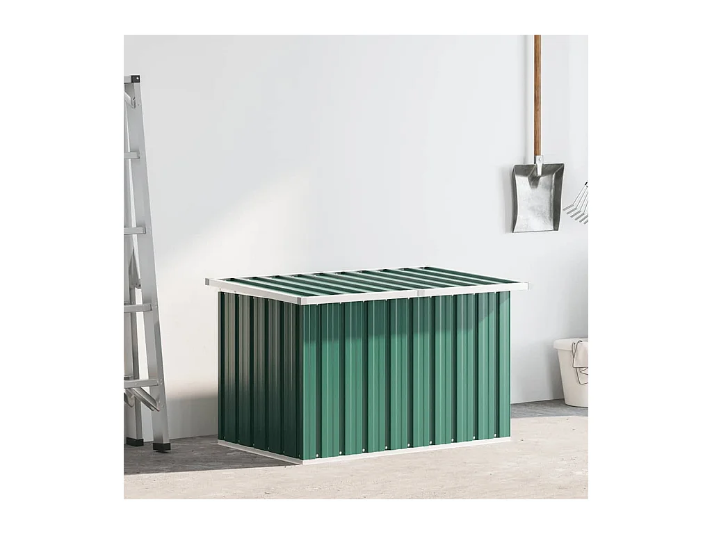 Boîte de rangement de jardin Vert 109x67x65 cm