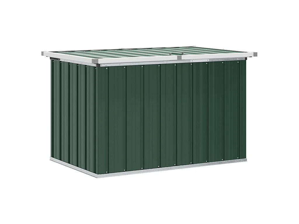 Caixa de armazenamento para jardim verde 109x67x65 cm