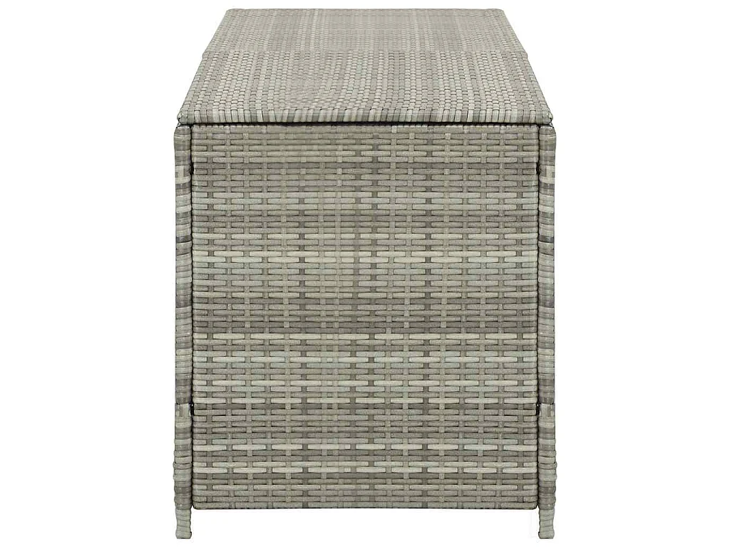 Tuinbox 200x50x60 cm poly rattan grijs