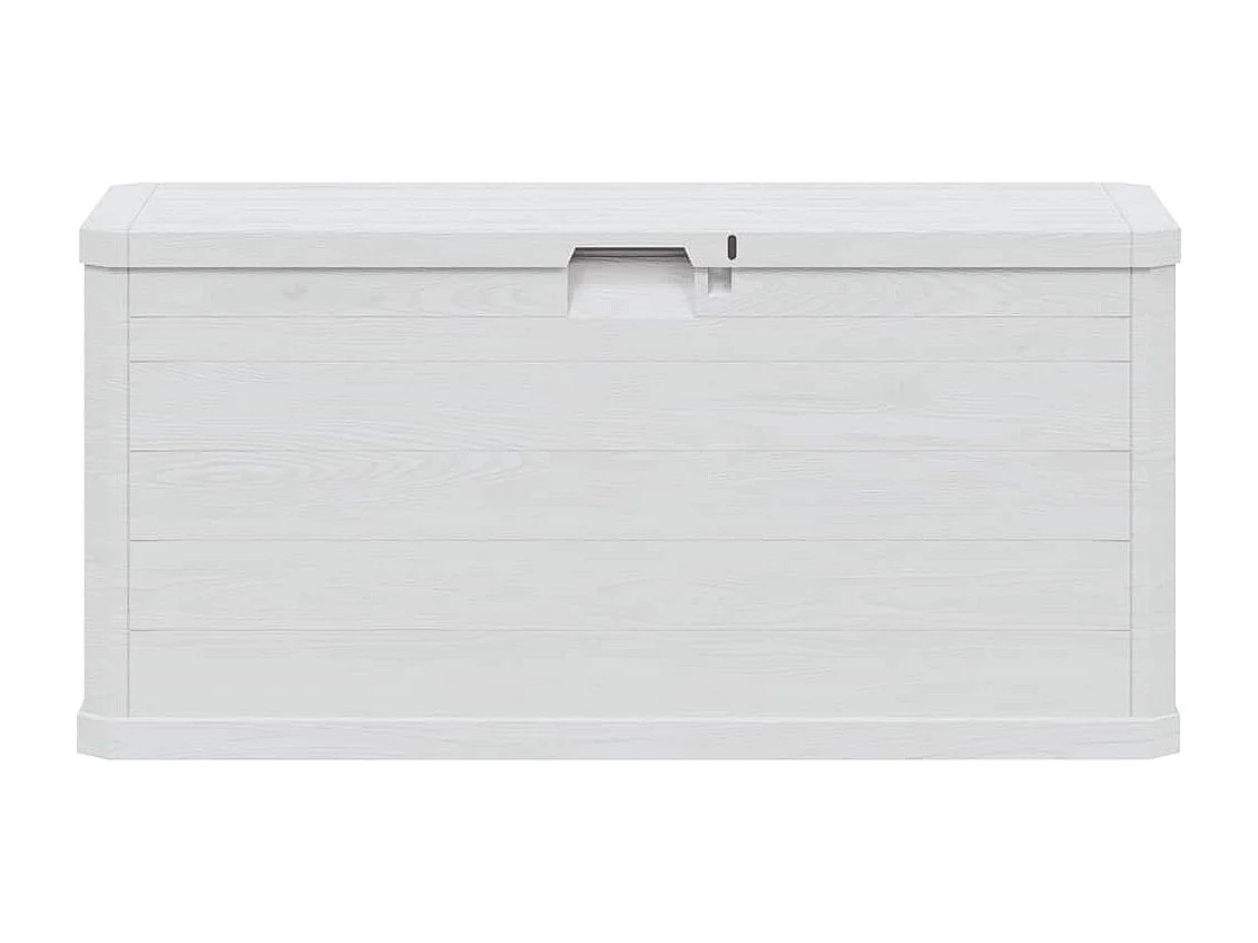Boîte de rangement de jardin 280 L Gris clair