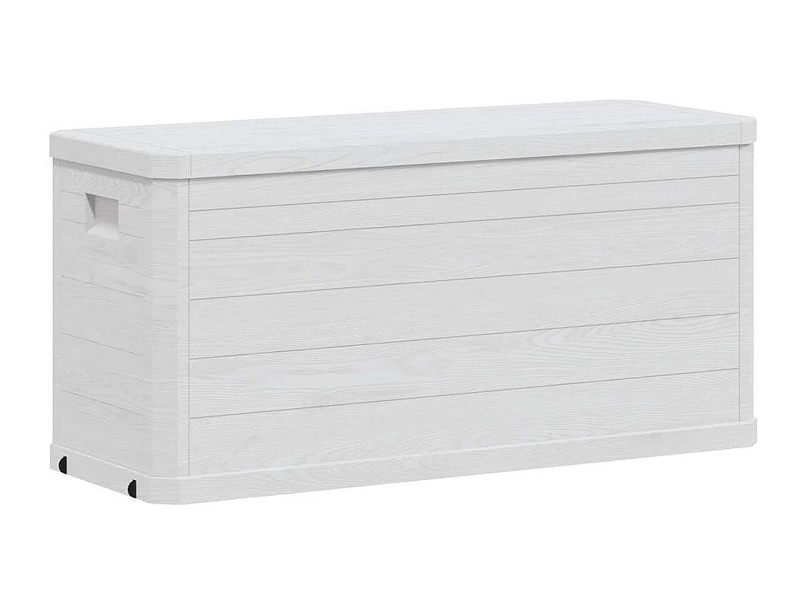 Boîte de rangement de jardin 280 L Gris clair