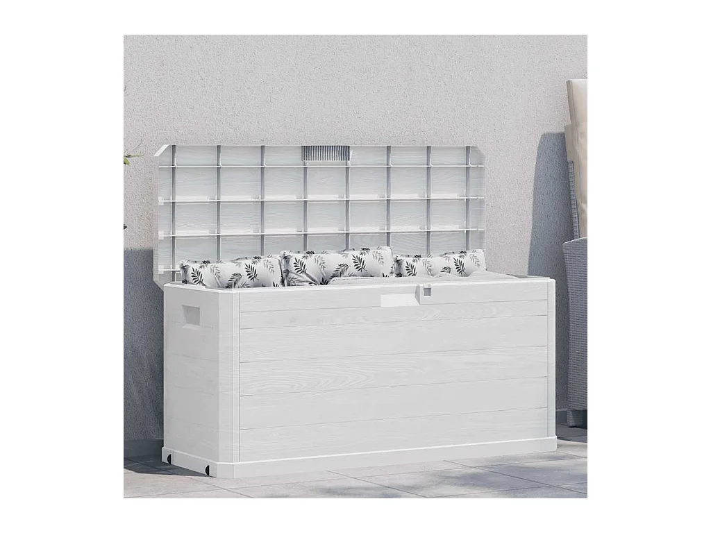 Garten-Aufbewahrungsbox 280 L Hellgrau