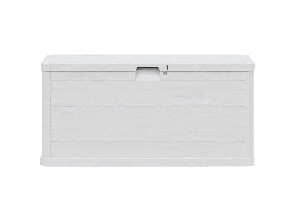Boîte de rangement de jardin 280 L Gris clair