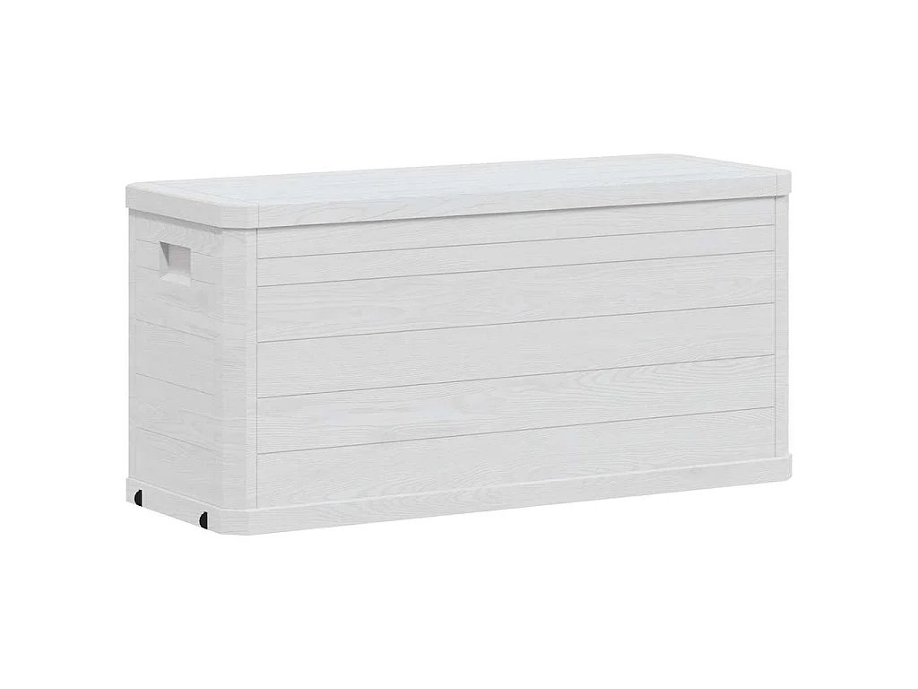 Boîte de rangement de jardin 280 L Gris clair