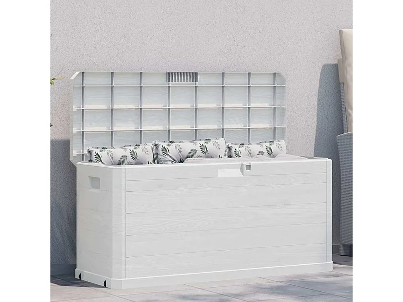 Garten-Aufbewahrungsbox 280 L Hellgrau