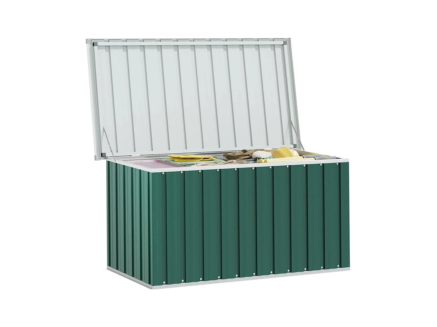 Garten-Aufbewahrungsbox Grün 129 x 67 x 65 cm