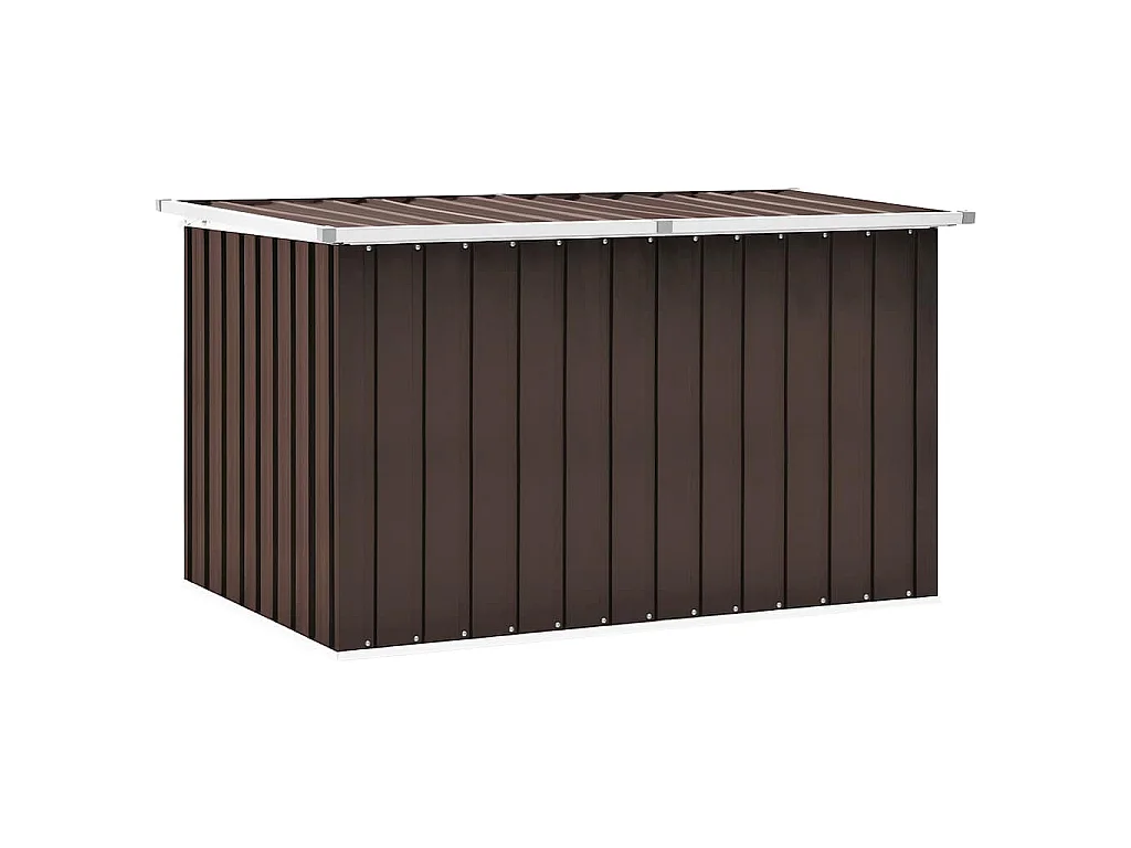 Caja de almacenaje para jardín marrón 149x99x93 cm
