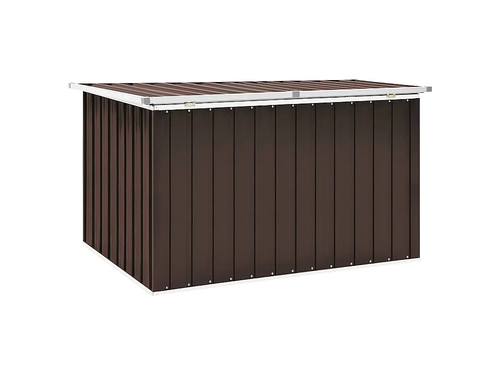 Caja de almacenaje para jardín marrón 149x99x93 cm