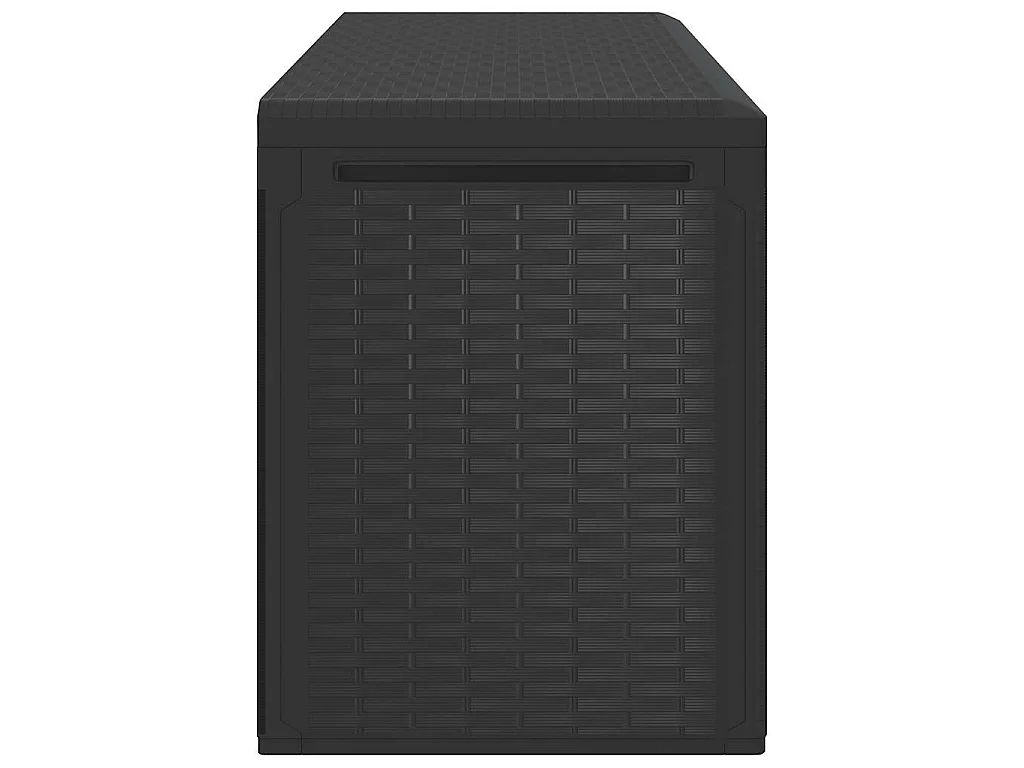 Baule da Giardino Antracite 114x47x60 cm