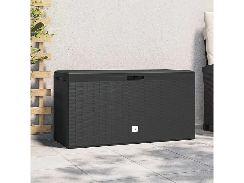 Gartenbox Anthrazit 114x47x60 cm