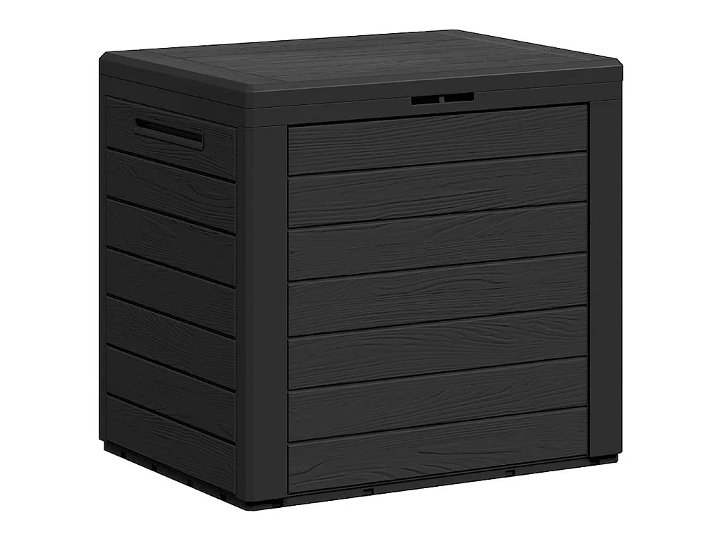 Boîte de stockage jardin Anthracite 58,5x46x55 cm Polypropylène