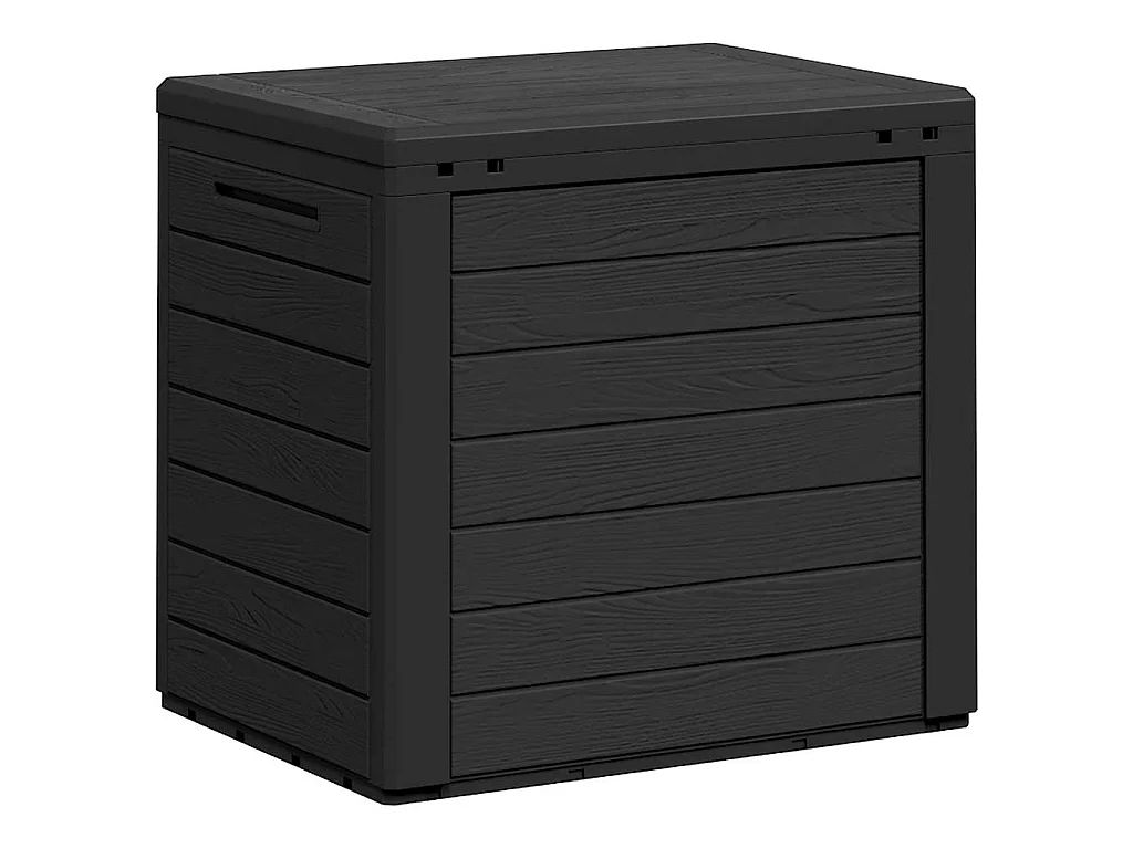 Boîte de stockage jardin Anthracite 58,5x46x55 cm Polypropylène