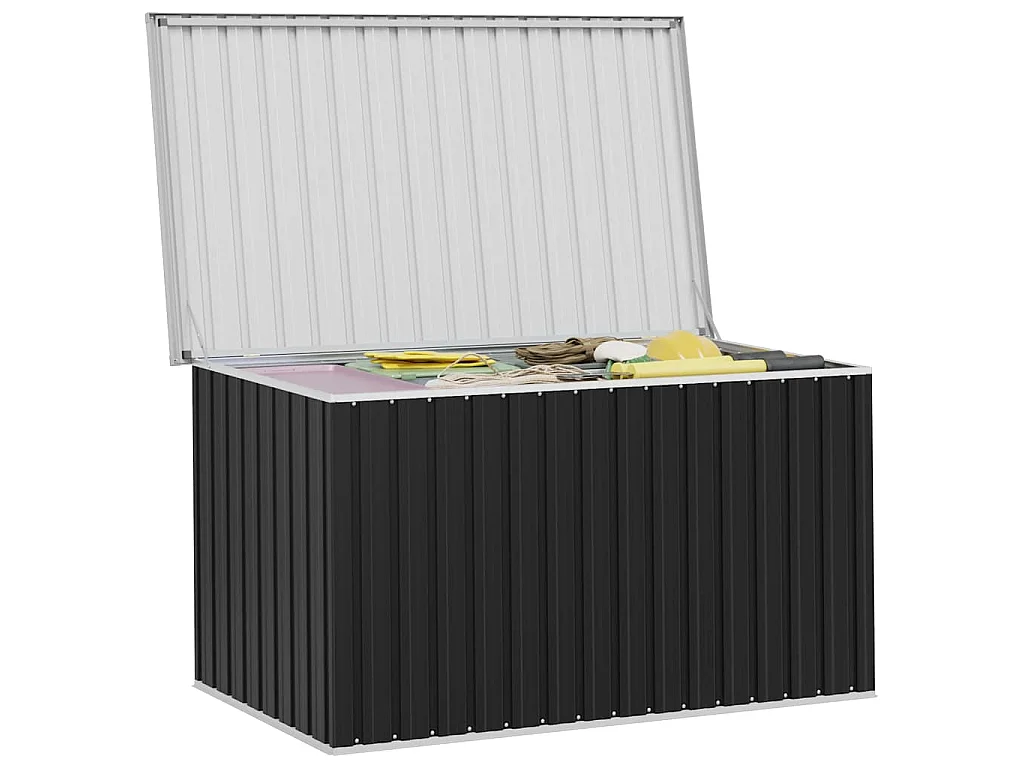 Boîte de rangement de jardin Anthracite 171x99x93 cm