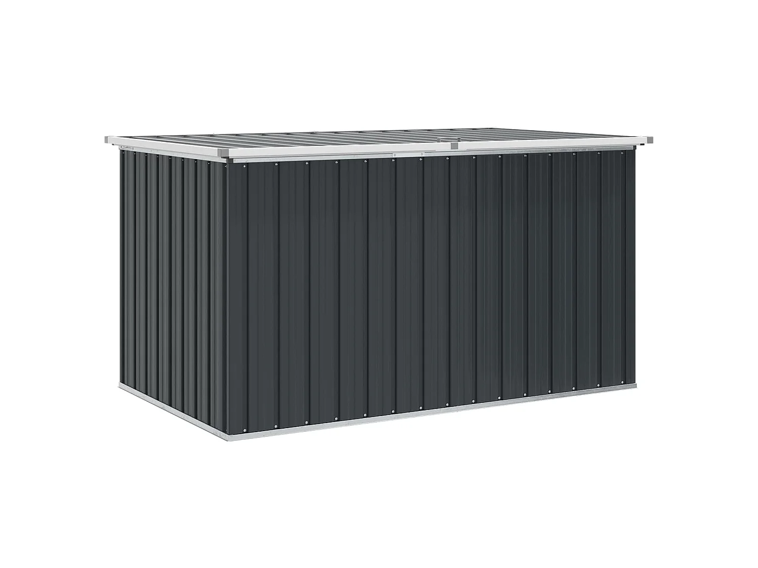 Caixa de arrumação para jardim 171x99x93 cm antracite