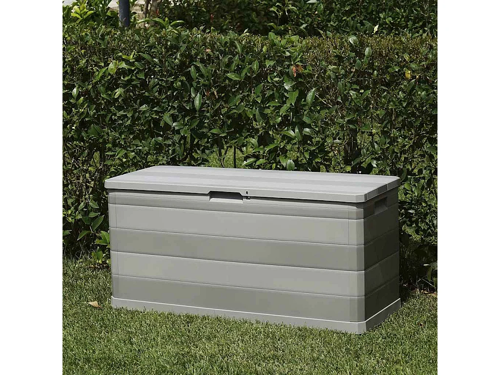 Gartenbox Grau 117×45×56 cm