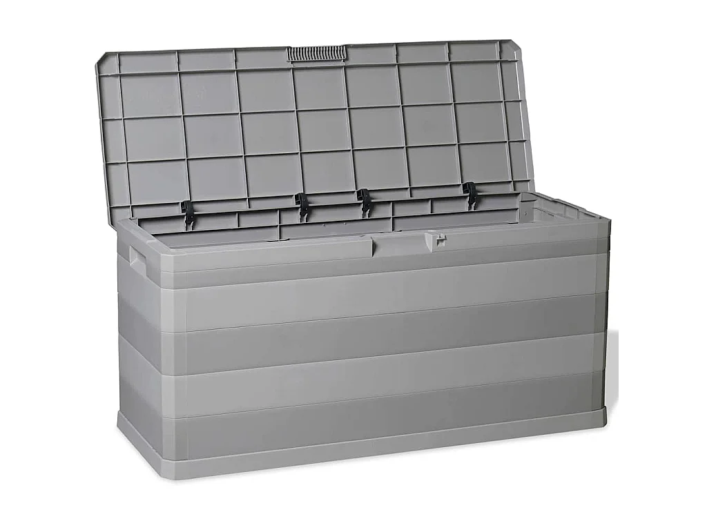 Gartenbox Grau 117×45×56 cm