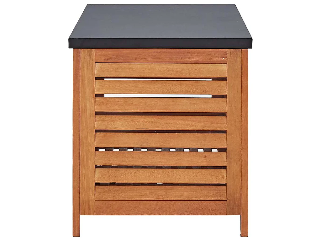 Gartenbox 150x50x55 cm Eukalyptus Massivholz