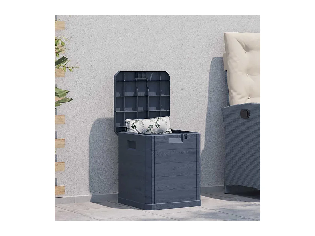 Opbergbox 90 L antraciet