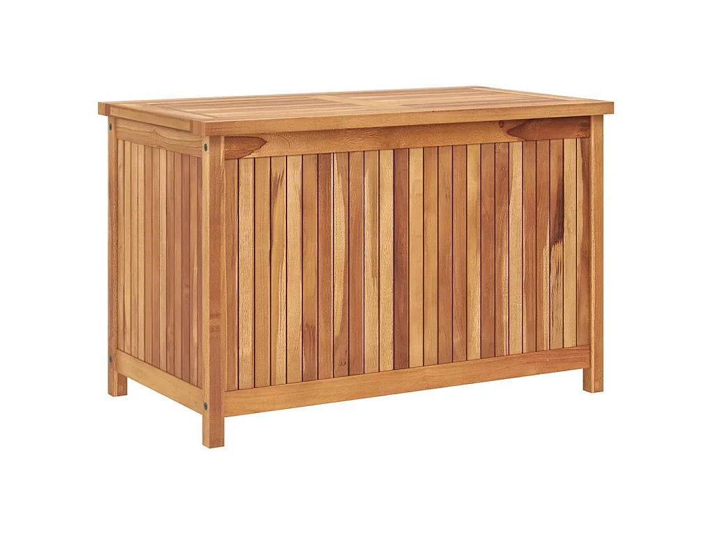 Boîte de rangement de jardin 90x50x58 cm Bois de teck solide