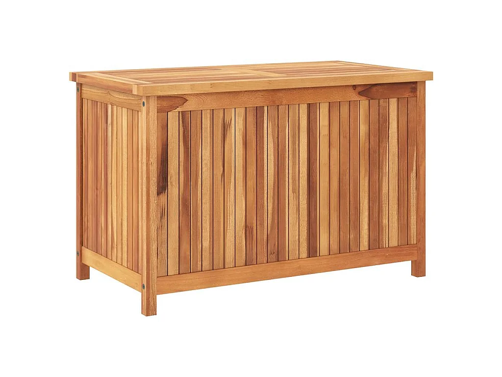 Boîte de rangement de jardin 90x50x58 cm Bois de teck solide