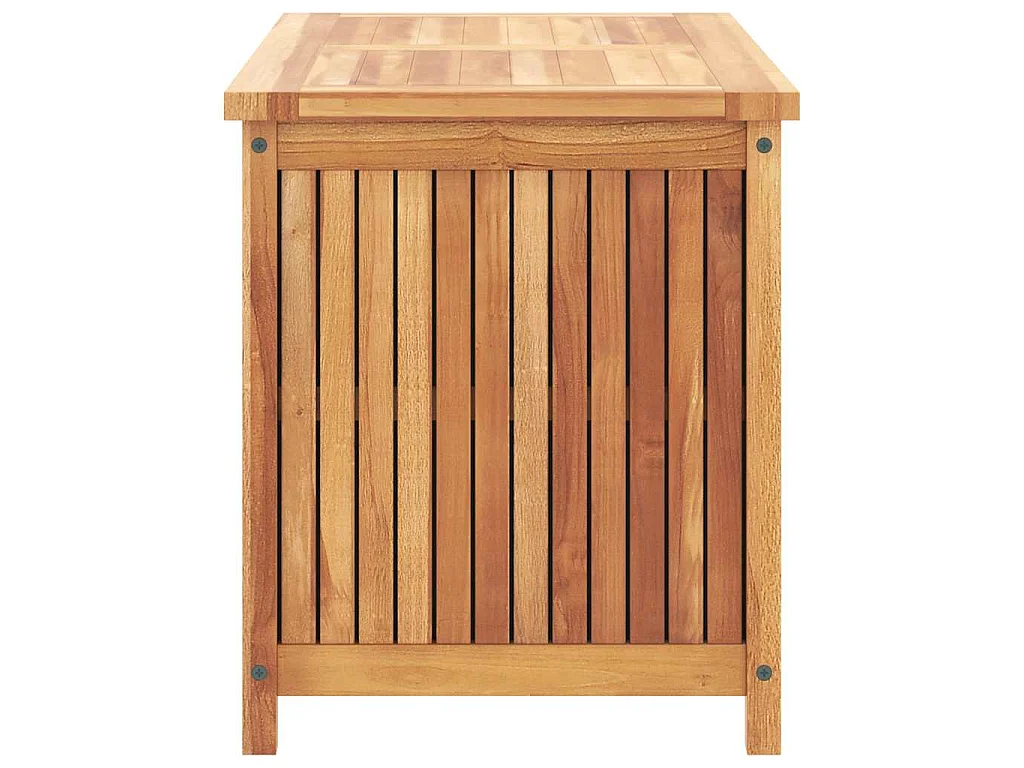 Boîte de rangement de jardin 90x50x58 cm Bois de teck solide