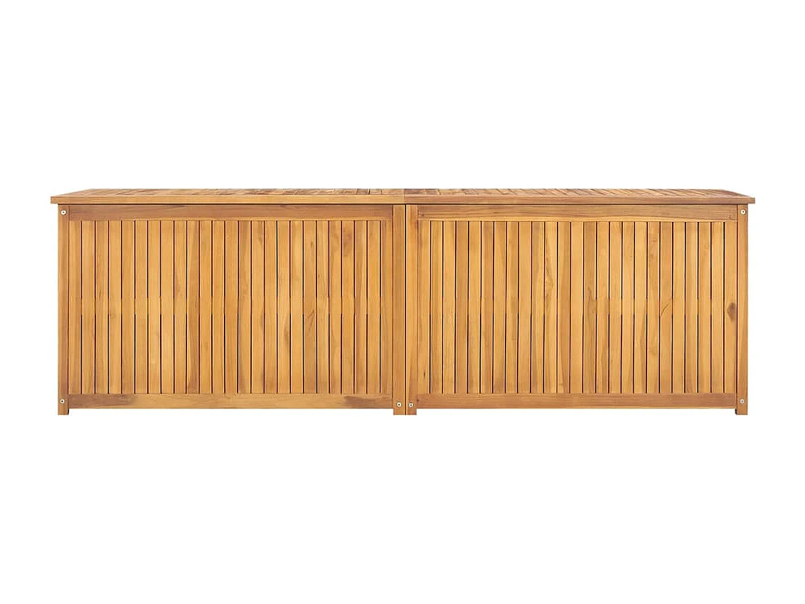 Cassa da Giardino 175x50x55 cm in Legno Massello di Teak
