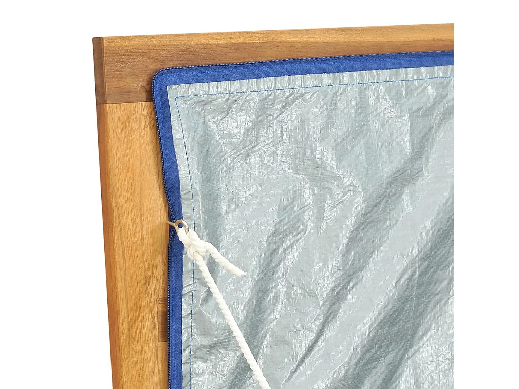 Cassa da Giardino 175x50x55 cm in Legno Massello di Teak