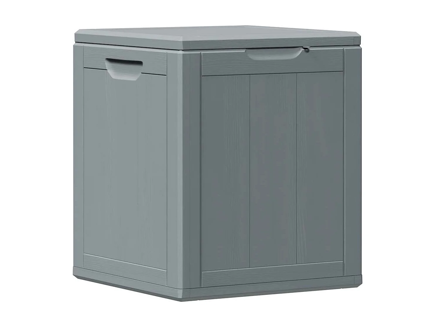 Tuinbox 90 L PP houtlook grijs