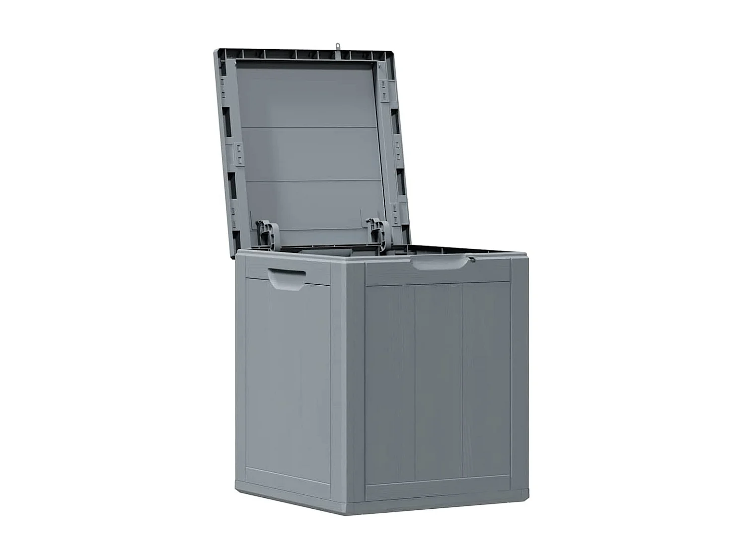 Tuinbox 90 L PP houtlook grijs