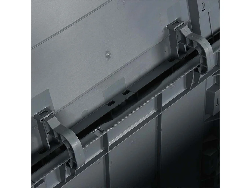 Tuinbox 90 L PP houtlook grijs