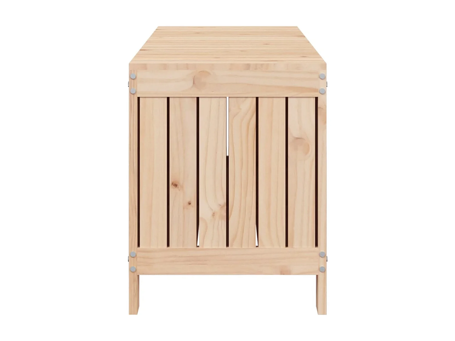 Caixa de arrumação jardim 108x42,5x54 cm pinho maciço