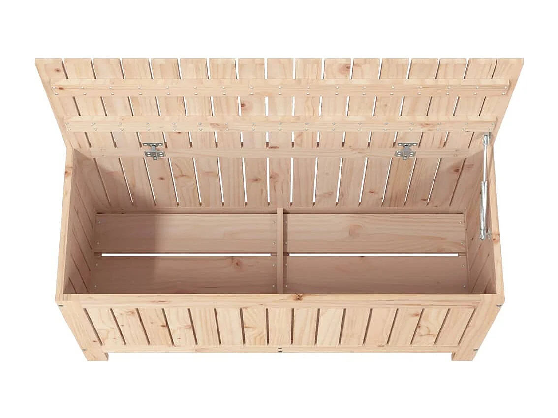 Caixa de arrumação jardim 108x42,5x54 cm pinho maciço