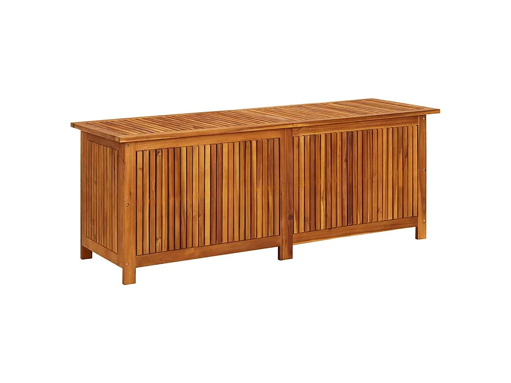 Contenitore da Giardino 150x50x58cm in Legno Massello di Acacia