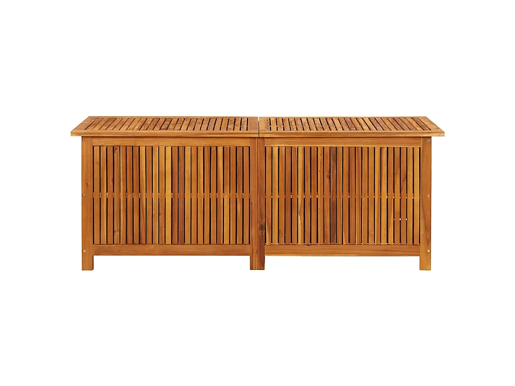Contenitore da Giardino 150x50x58cm in Legno Massello di Acacia