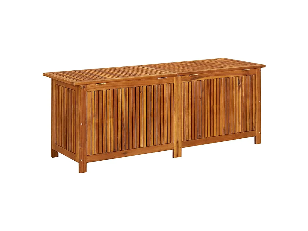 Contenitore da Giardino 150x50x58cm in Legno Massello di Acacia