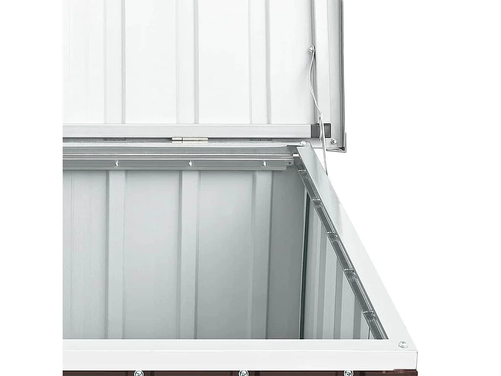 Coffre de rangement de jardin Marron 109x67x65 cm
