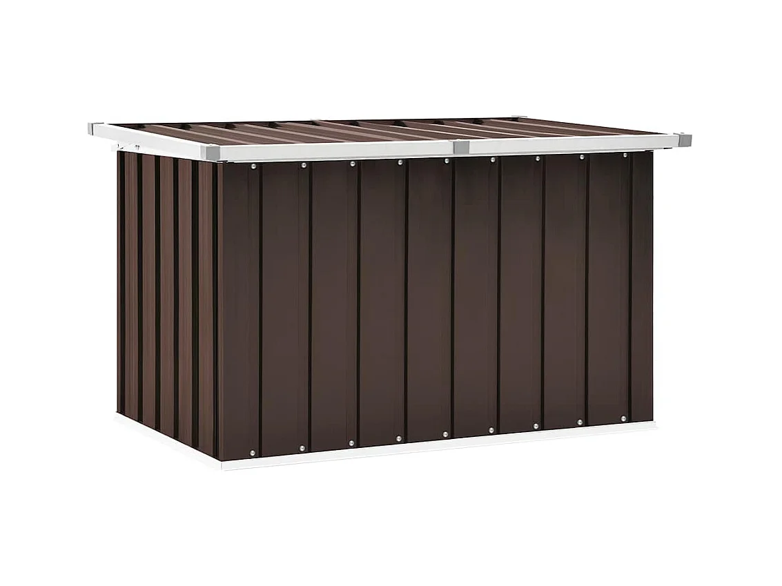 Boîte de rangement de jardin Marron 109x67x65 cm